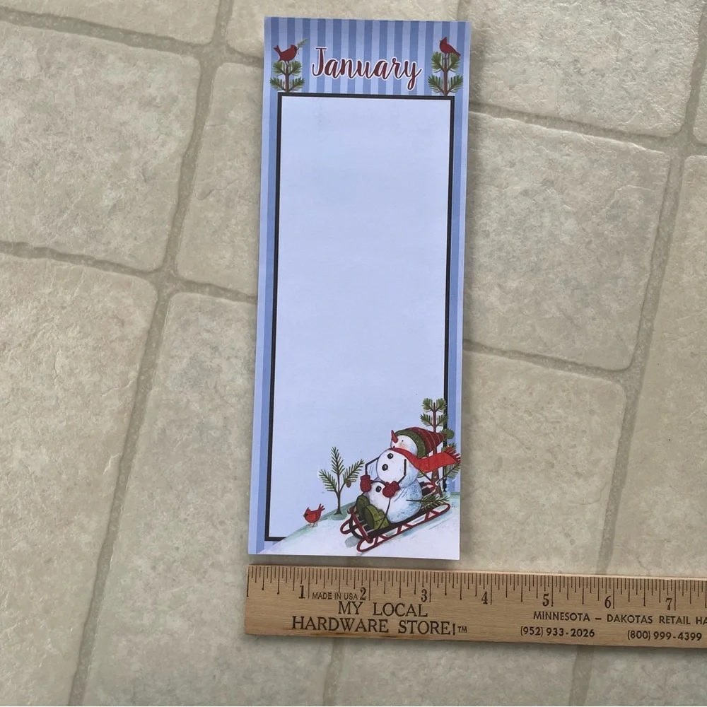 Seasonal Monthly Magnetic Notepad Set